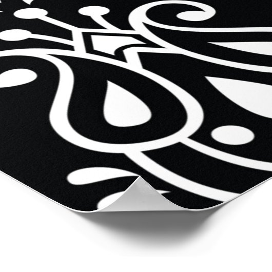 Poster motif paisible (Coin)