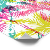 Poster Motif palmier (Coin)