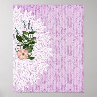 Poster Motif papier numérique 4