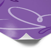 Poster Motif papillon (Coin)