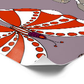 Poster Motif papillons (Coin)
