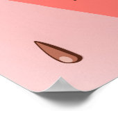 Poster Motif Pastèque (Coin)