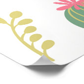 Poster Motif Plante de Leopard Head Tropical (Coin)