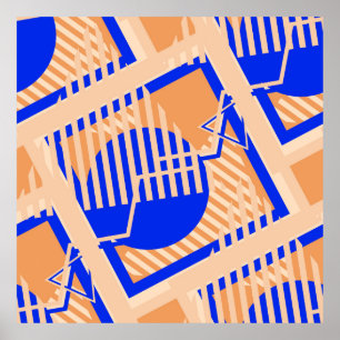 Poster Motif Pop Art sans soudure. Texture couleur Abstra