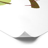 Poster Motif Red Rose (Coin)