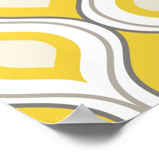 Poster Motif rétro (Coin)