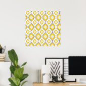 Poster Motif rétro (Bureau à domicile)
