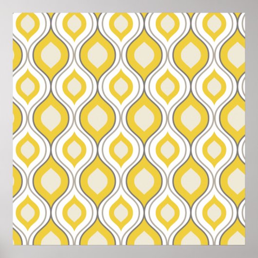 Poster Motif rétro (Devant)