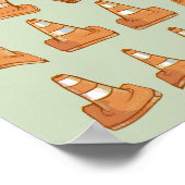 Poster Motif Road Cone (Coin)