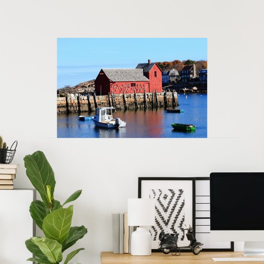 Poster Motif Rockport Numéro 1 (Bureau à domicile)