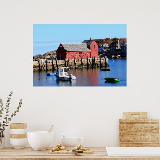 Poster Motif Rockport Numéro 1 (Cuisine)