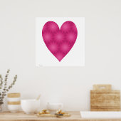 Poster Motif rose (Cuisine)