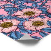 Poster Motif rose de chien (Coin)