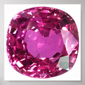 Poster Motif rose Gemstone (Devant)