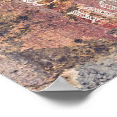 Poster motif rouillé Brown (Coin)