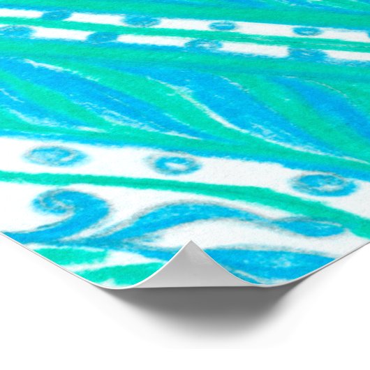 Poster Motif sans couture à la main avec feuilles pamplem (Coin)