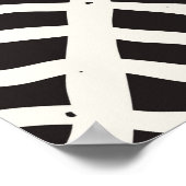 Poster Motif sans couture à la main. Geomet Abstrait (Coin)