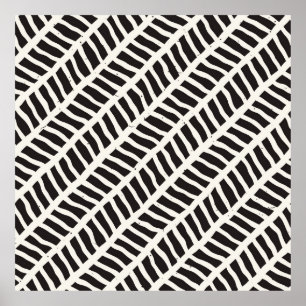 Poster Motif sans couture à la main. Geomet Abstrait