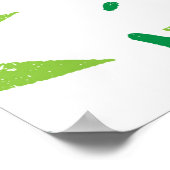 Poster Motif sans couture avec avocats. Timbre texturé. v (Coin)
