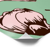 Poster Motif sans couture avec bourgeons floraux des arbr (Coin)