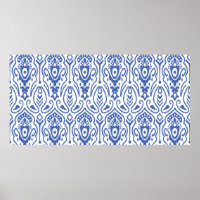 Motif sans couture avec broderie. Tissu Ikat. Eth