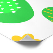 Poster motif sans couture avec cactus sur arrière - plan (Coin)