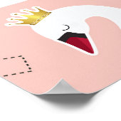 Poster Motif sans couture avec cygnes blancs. (Coin)
