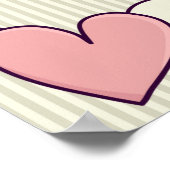 Poster Motif sans couture avec des anges. Saint-Valentin. (Coin)