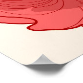 Poster Motif sans couture avec des coquelicots. (Coin)