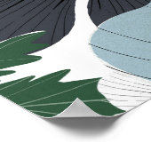 Poster Motif sans couture avec des fleurs délicates dessi (Coin)