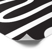 Poster Motif sans couture avec des lignes ondulées à dood (Coin)