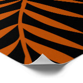 Poster Motif sans couture avec différents feuilles tropic (Coin)