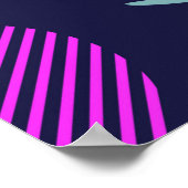 Poster Motif sans couture avec différents types géométriq (Coin)
