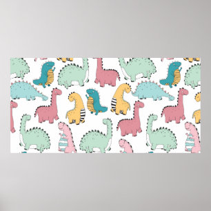 Poster motif sans couture avec jolie couleur, brillant, r