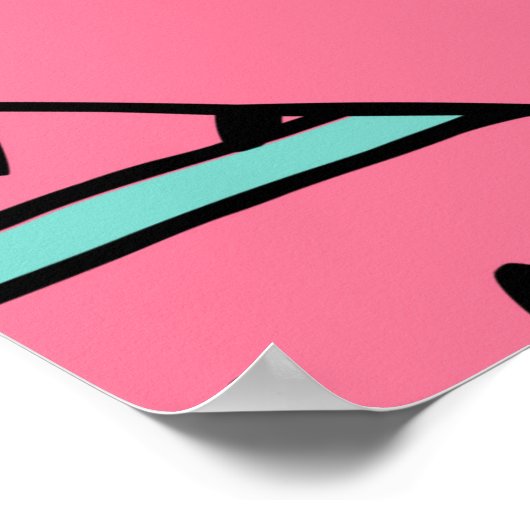 Poster Motif sans couture avec pastèques dessinées à la m (Coin)