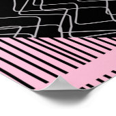 Poster Motif sans couture, carreaux patchwork. Dessin à m (Coin)