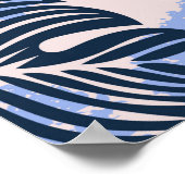 Poster Motif sans couture dans la jungle sauvage, arrière (Coin)