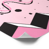 Poster Motif sans couture dans un style rétro abstrait et (Coin)