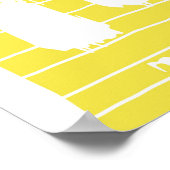 Poster Motif sans couture de brosse dessinée à la main. (Coin)
