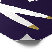 Poster Motif sans couture de cerf de dessin animé mignon, (Coin)