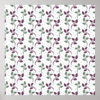 Motif sans couture de feuille minimal | Botanique