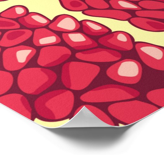 Poster Motif sans couture de grenade. (Coin)