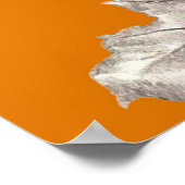 Poster Motif sans couture de moules sur le gingembre arri (Coin)