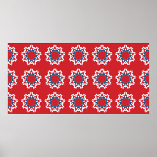 Poster Motif sans couture décorative. desi texture Abstra