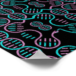 Poster Motif sans couture du serpent