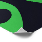 Poster Motif sans couture enfant avec des visages aliens (Coin)