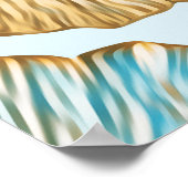 Poster Motif sans couture Gingko Feuille (Coin)