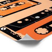 Poster Motif sans couture rétro (Coin)