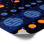 Poster Motif sans couture tribale. (Coin)