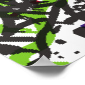 Poster motif sans faille. Graffiti arrière - plan.art, pa (Coin)